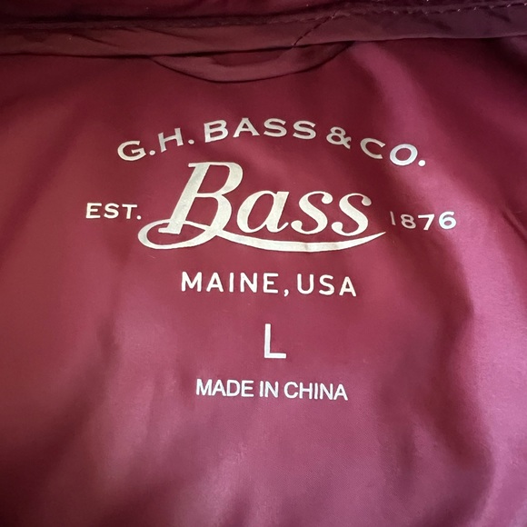 G. H. Bass & Co. Parka long Down Puffer coat in size L. Excellent condition. - Picture 5 of 6